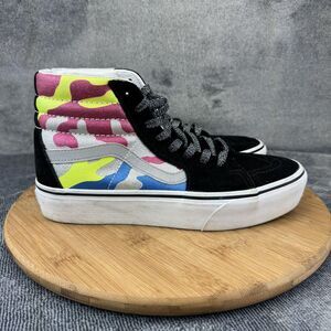 Vans Sk8-Hi Shoes Mens Size 7.5 Womens 9 High Top Camo Skate Sneakers